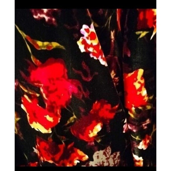 Joe Brown's Floral Purple & Red Velvet Dress Women's US Size 12. - Picture 6 of 6